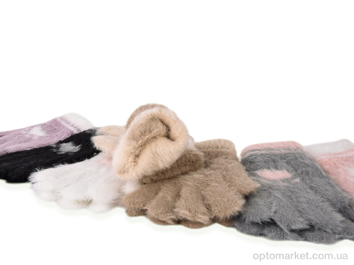 Купить Рукавиці дитячі 5005 (норка) mix Anjela мікс, фото 2