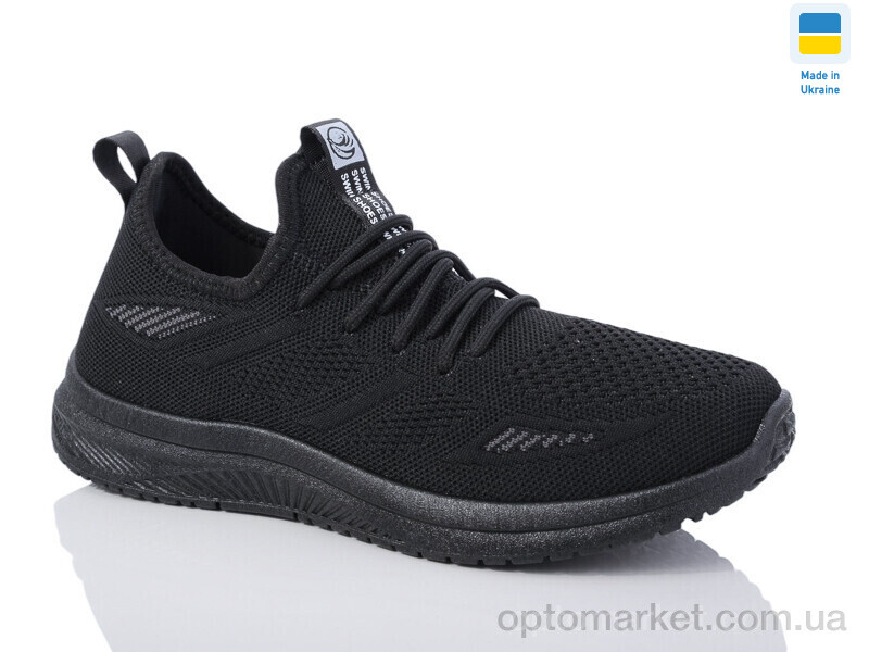 Купить Кросівки чоловічі 5007-1 Swin чорний, фото 1