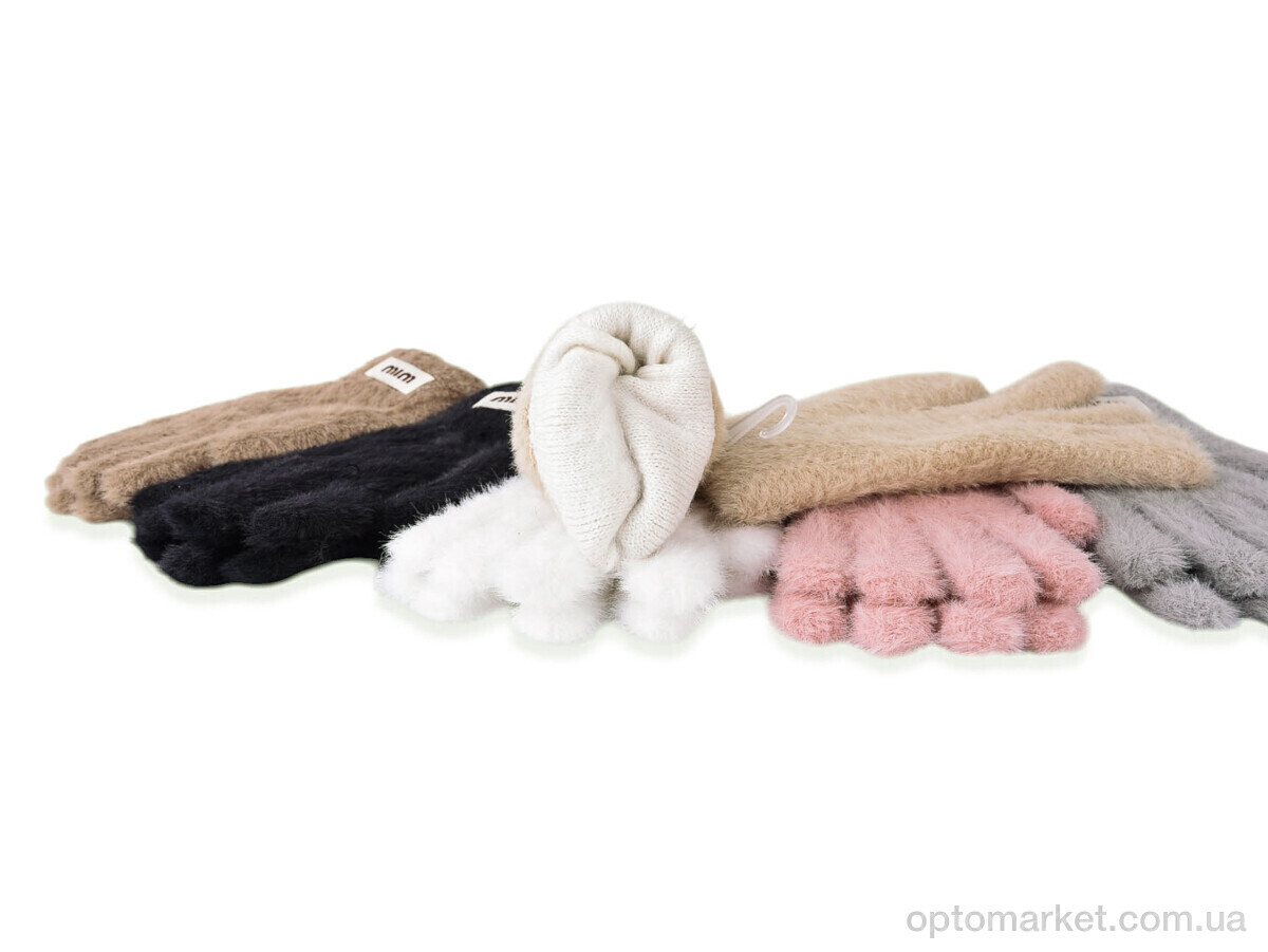 Купить Рукавички жіночі 5009 (норка) mix Anjela мікс, фото 2