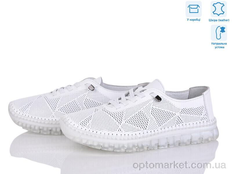Купить Кросівки жіночі 501-1 б.ш. Mokkas shoes білий, фото 1