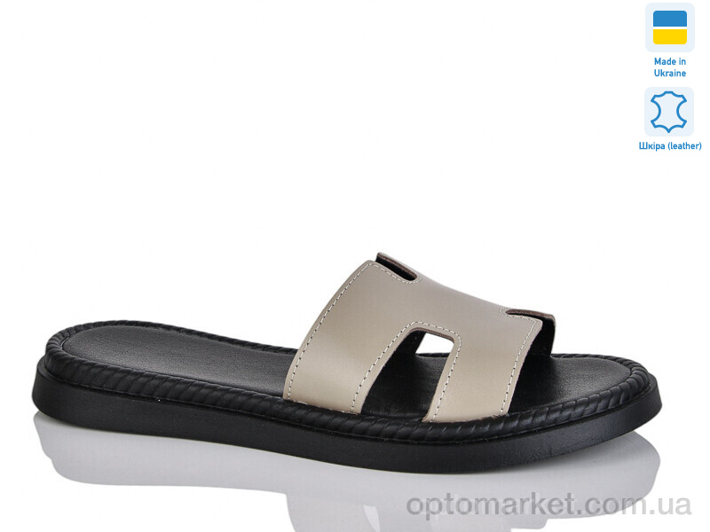 Купить Шльопанці жіночі 501-1 кап.к. чор.під. Sali коричневий, фото 1