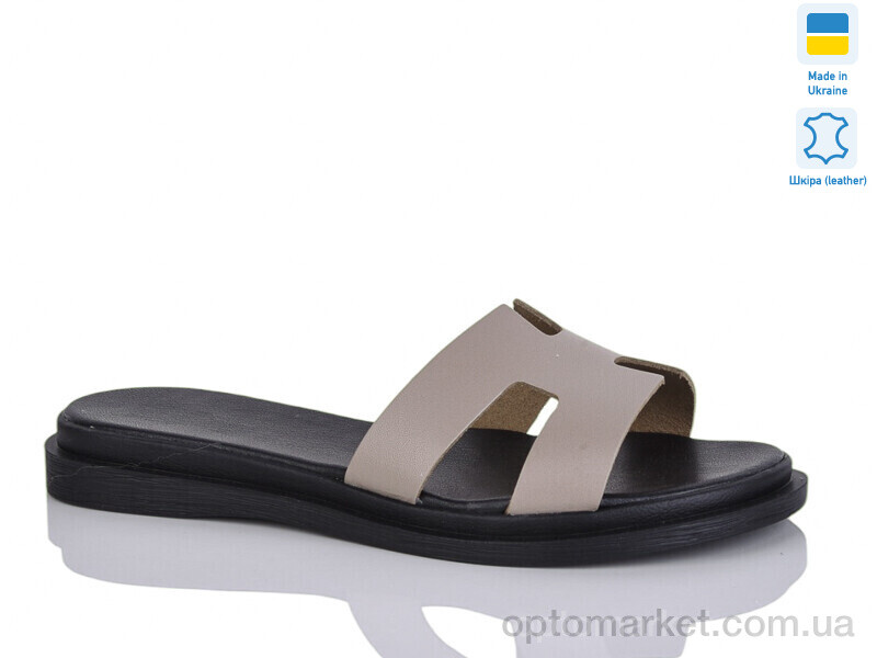 Купить Шльопанці жіночі 501 капучино к. Sali коричневий, фото 1