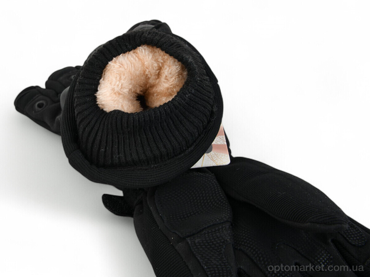Купить Тактические перчатки чоловічі 501 хутро black Paidi чорний, фото 2