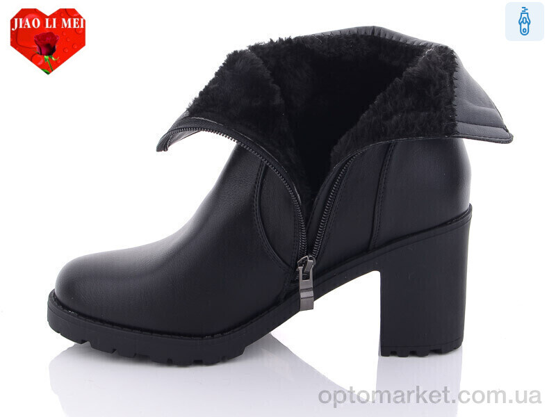 Купить Черевики жіночі 501 Jiao Li Mei чорний, фото 2
