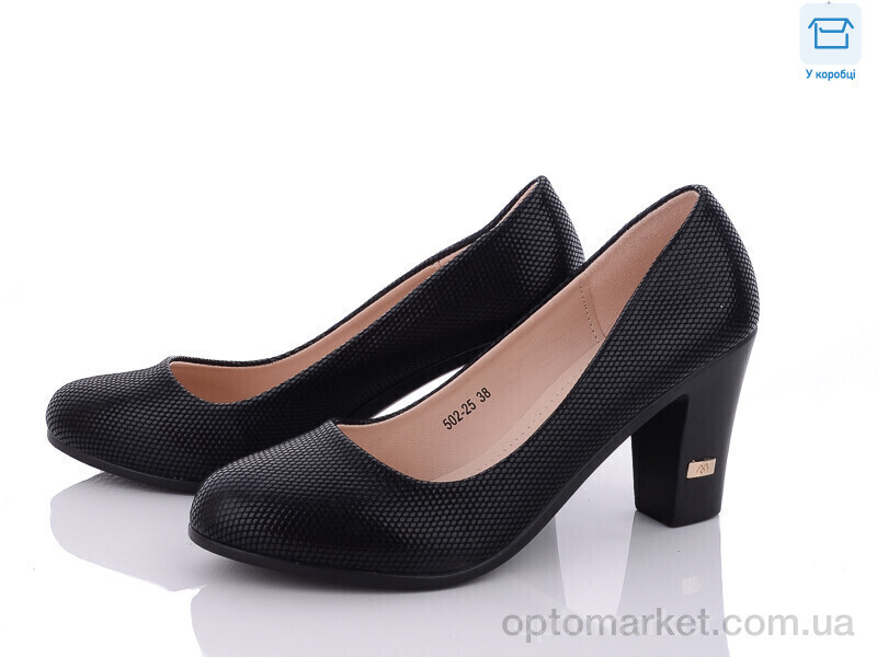 Купить Туфлі жіночі 502-25 Fuguishan чорний, фото 1