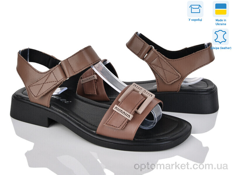 Купить Босоніжки жіночі 502-28 Tamei коричневий, фото 1