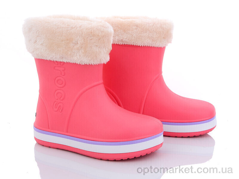 Купить Чоботи з піни дитячі 5021-11A Crocs рожевий, фото 1