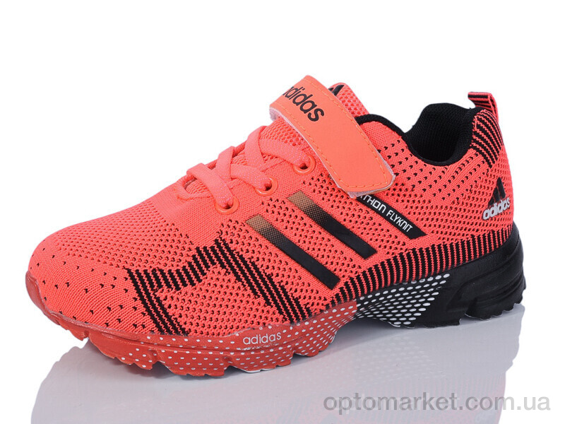 Купить Кросівки дитячі 5021 уцінка Adidas помаранчевий, фото 2