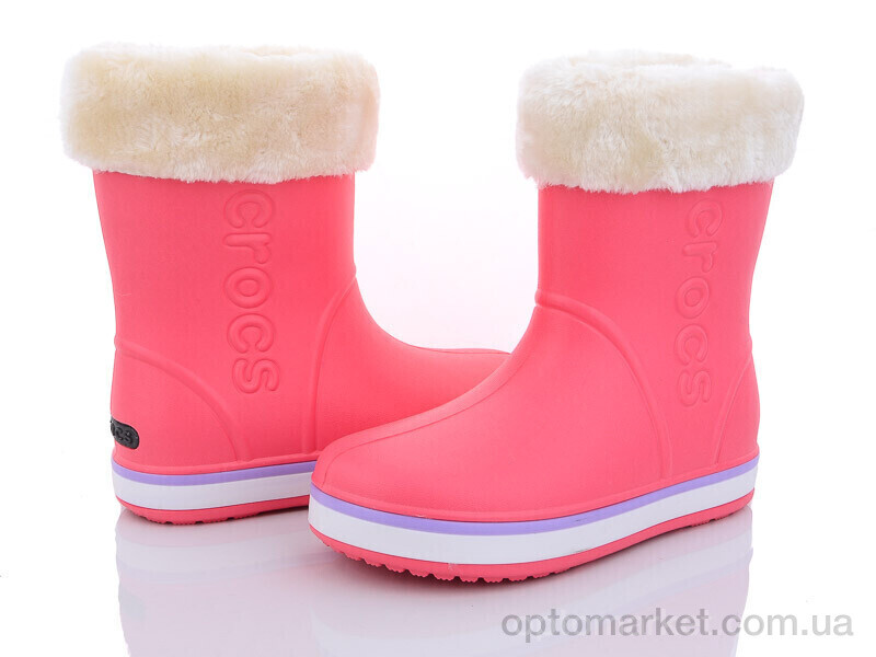 Купить Чоботи з піни жіночі 5022-11A Crocs рожевий, фото 1