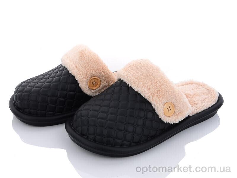 Купить Капці унісекс 5023-1 Luck Line чорний, фото 1