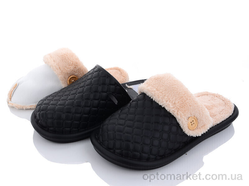 Купить Капці унісекс 5023-1 Luck Line чорний, фото 2