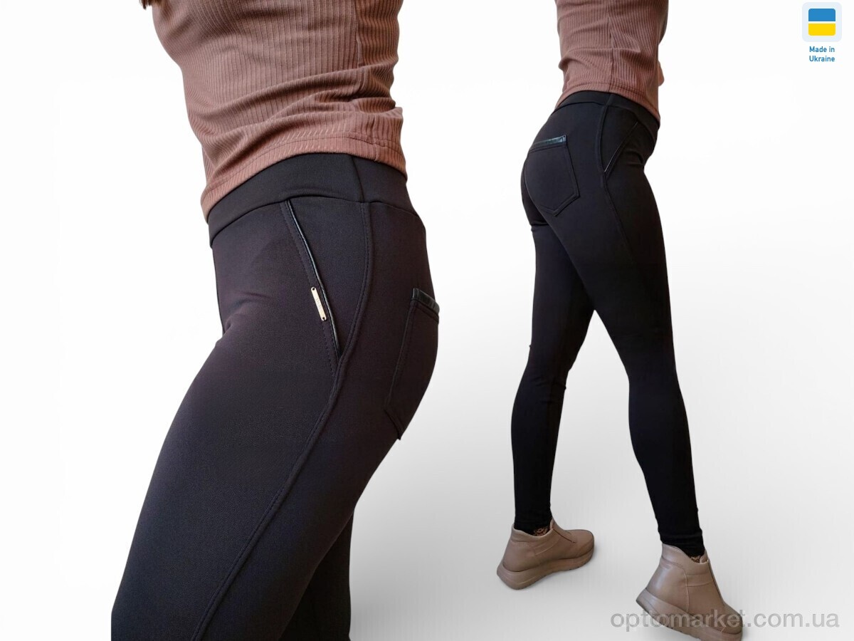 Купить Лосини жіночі 50251 чорний Sport style чорний, фото 1