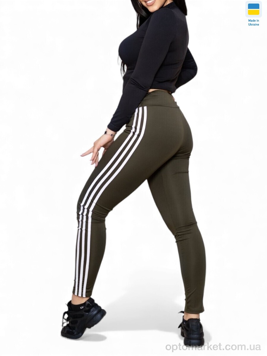 Купить Лосини жіночі 50253 хакі Sport style хакі, фото 1