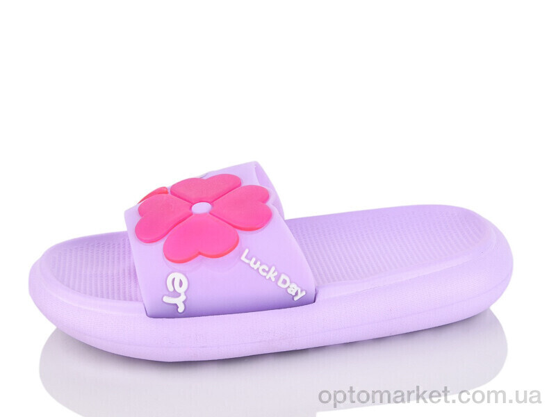 Купить Шльопанці дитячі 5028-115B Luck Line фіолетовий, фото 1