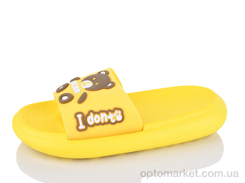 Купить Шльопанці дитячі 5028-28B Luck Line жовтий, фото 1