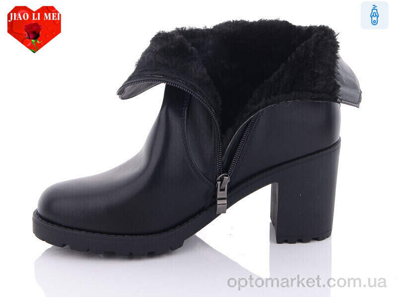 Купить Черевики жіночі 502 Jiao Li Mei чорний, фото 2