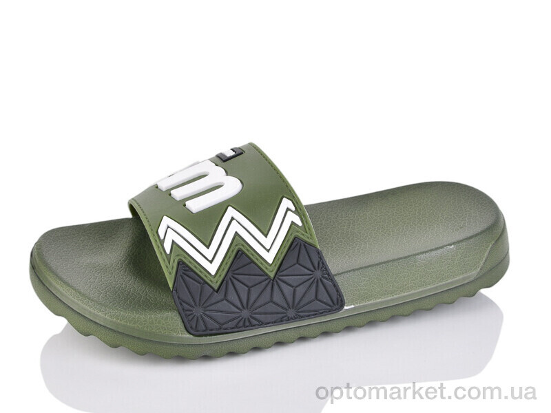 Купить Шльопанці дитячі 5030-518A Luck Line хакі, фото 2