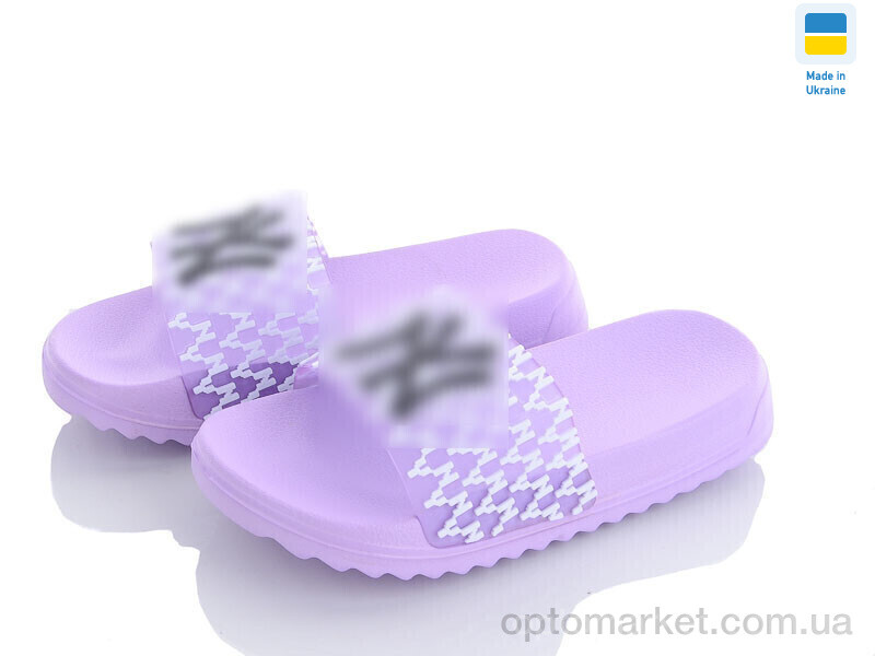 Купить Шльопанці дитячі 5030-615B N.w York фіолетовий, фото 1