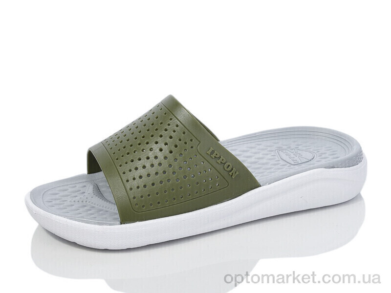 Купить Шльопанці жіночі 5031-365 Ippon зелений, фото 1