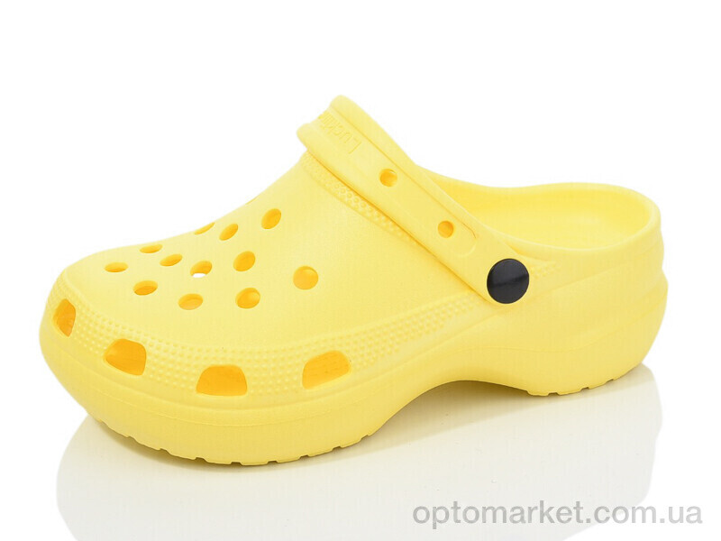 Купить Крокси жіночі 5039-368 Luck Line жовтий, фото 1