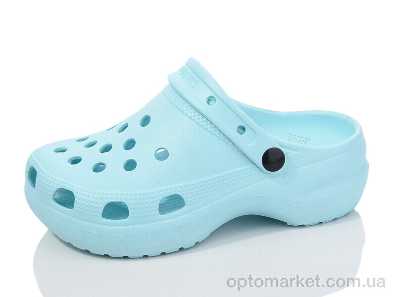 Купить Крокси жіночі 5039-385 Luck Line блакитний, фото 1