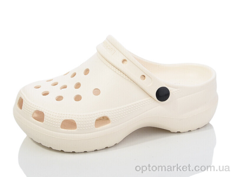 Купить Крокси жіночі 5039-387 Luck Line бежевий, фото 1