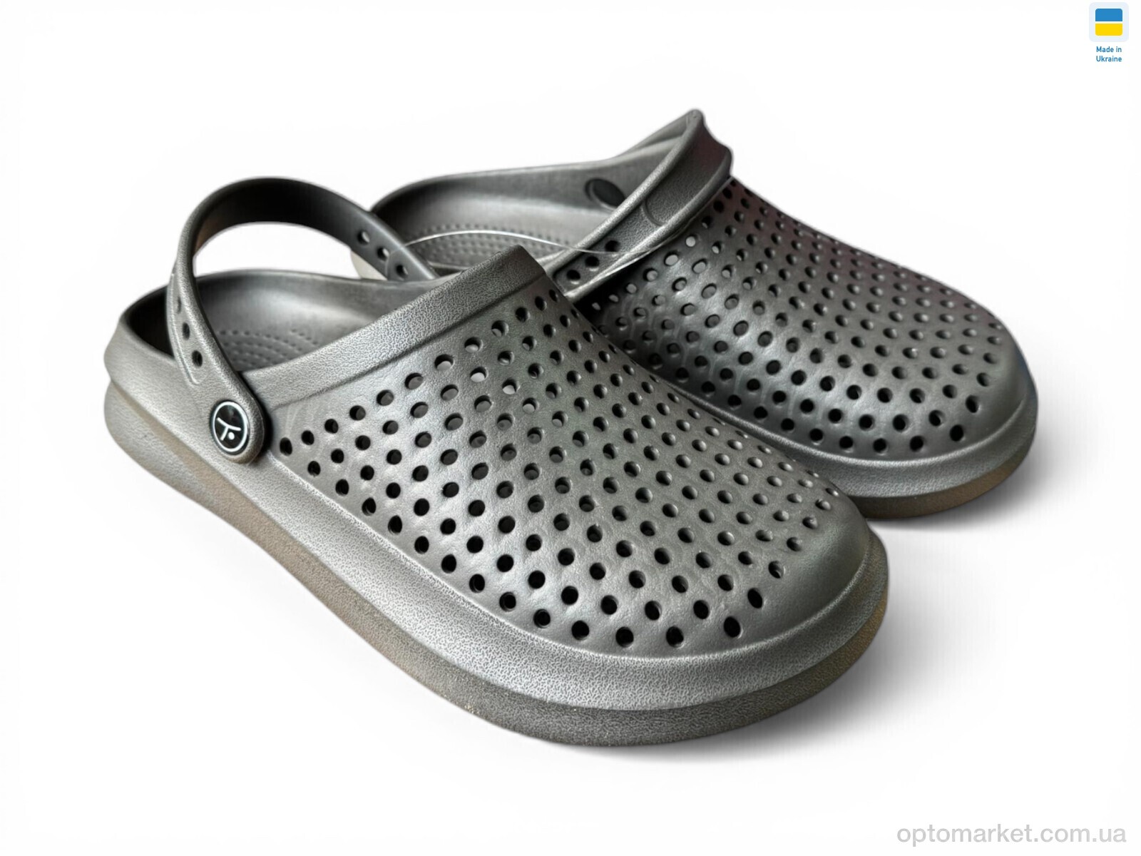 Купить Крокси чоловічі 504 графіт TapMal сірий, фото 1