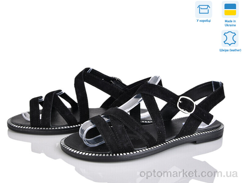 Купить Босоніжки жіночі 5045-1 Ailinda чорний, фото 1