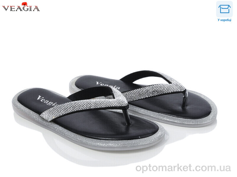 Купить В'єтнамки жіночі 5051-1 Veagia чорний, фото 1