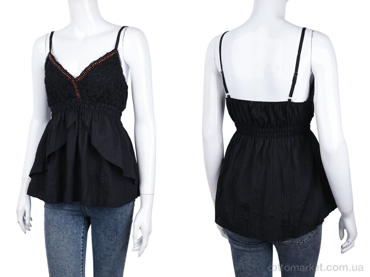 Купить Блуза жіночі 506 (08881) black A.L.Salon чорний, фото 3