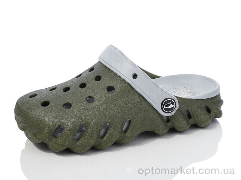 Купить Крокси унісекс 5061-379 Luck Line хакі, фото 1