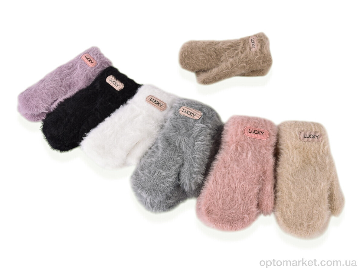 Купить Рукавиці дитячі 5063 (норка) mix Anjela мікс, фото 1