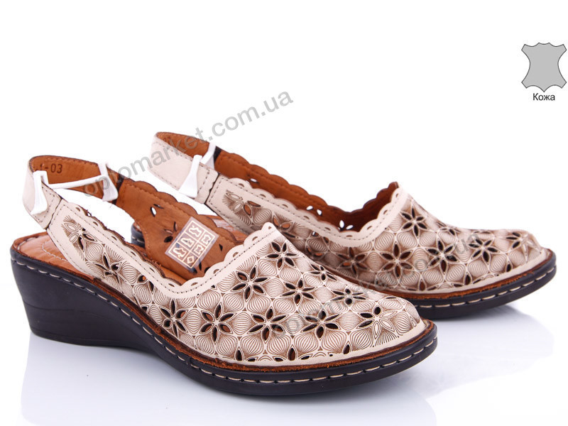 Купить Босоножки женские 5066-1-03 Grand Fashion бежевый, фото 1