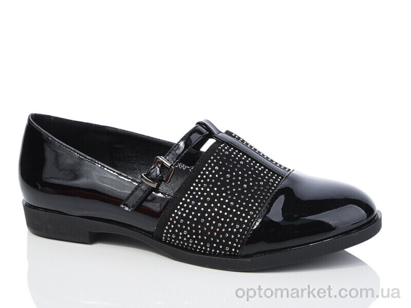 Купить Туфлі жіночі 5066-3 black Башили чорний, фото 1