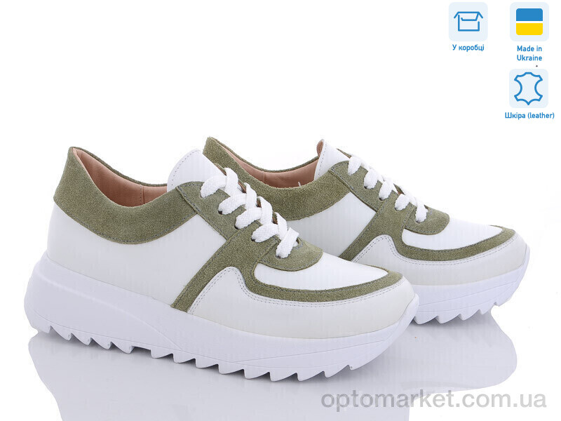 Купить Кросівки жіночі 5069-55 б.ш. олів. A.N.I.One білий, фото 1