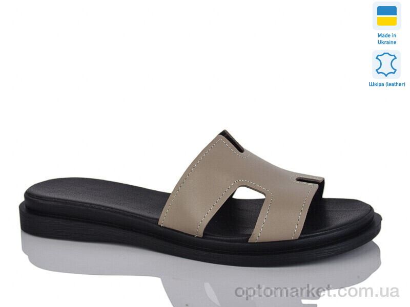 Купить Шльопанці жіночі 507 капучино к. Sali коричневий, фото 1