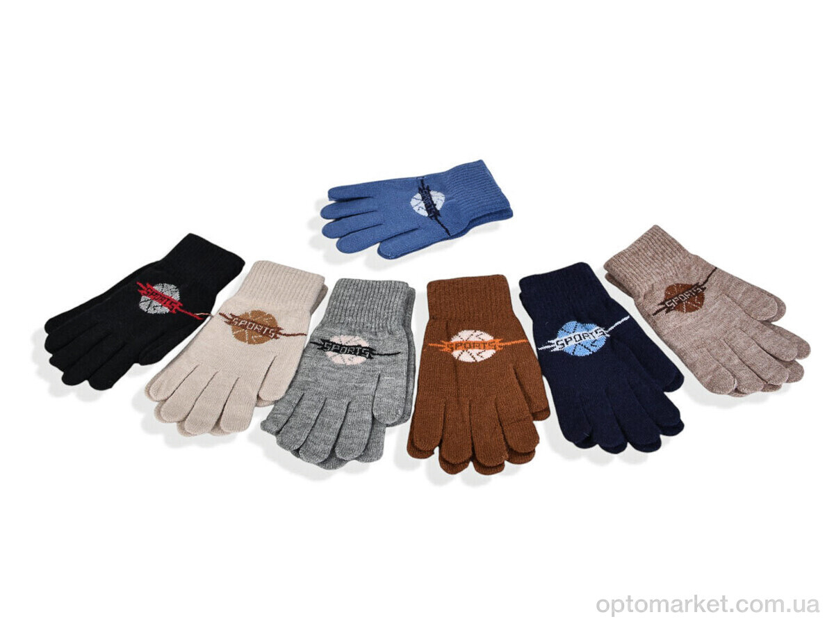 Купить Рукавички дитячі 5072L (хутро) mix Henu мікс, фото 1