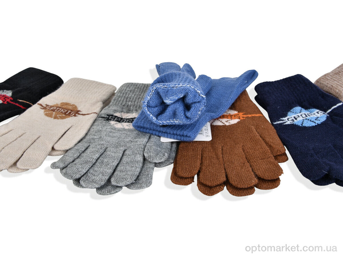 Купить Рукавички дитячі 5072L (хутро) mix Henu мікс, фото 2