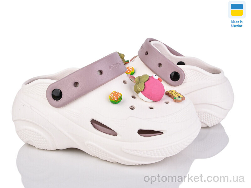 Купить Крокси жіночі 5073-396A Luck Line бежевий, фото 1