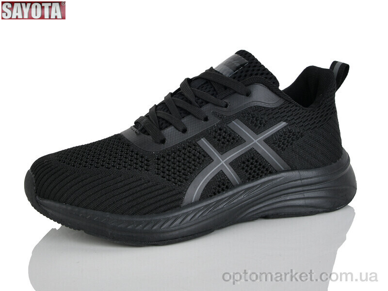 Купить Кросівки унісекс 508-1 Sayota чорний, фото 1