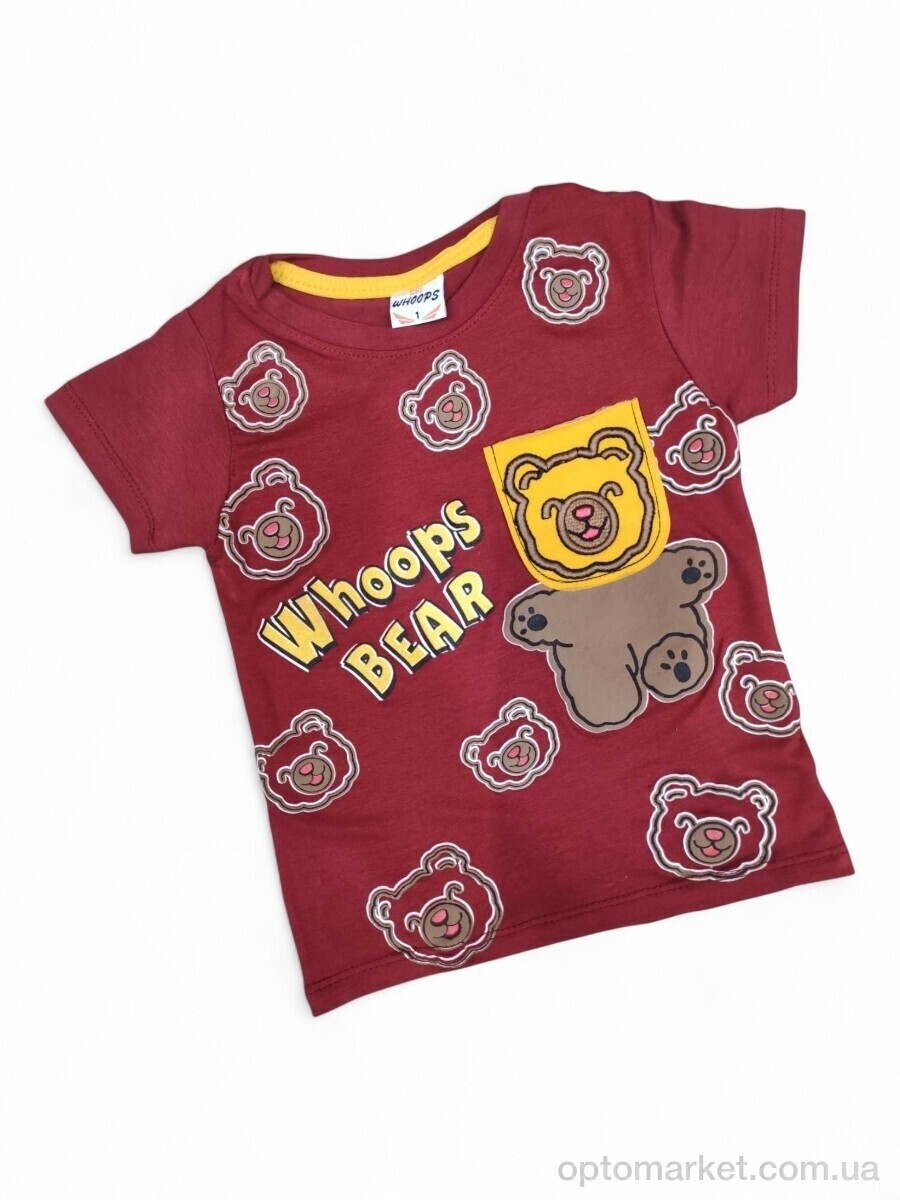 Купить Футболка дитячі 5080 бордовий Whoops Kids бордовий, фото 1