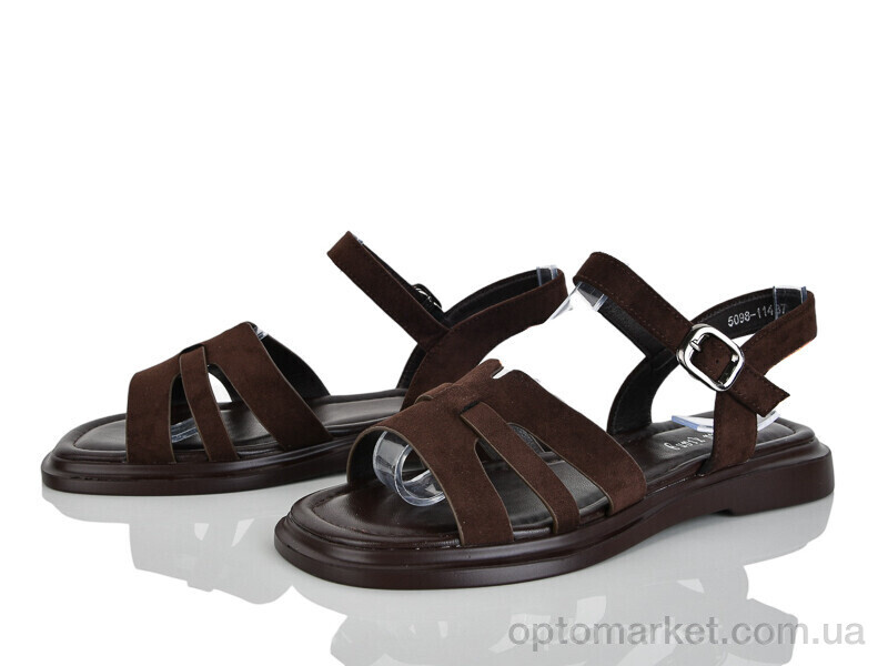 Купить Босоніжки жіночі 5098-114 LianZuXiang коричневий, фото 1