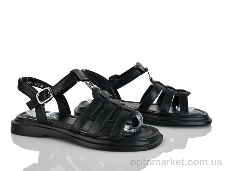 Купить Босоніжки жіночі 5098-120 LianZuXiang чорний, фото 1