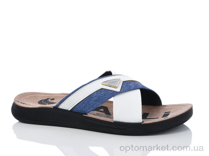 Купить Шльопанці чоловічі 51-25 білий Mahli білий, фото 1