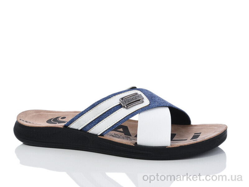 Купить Шльопанці чоловічі 51-26 білий Mahli білий, фото 1