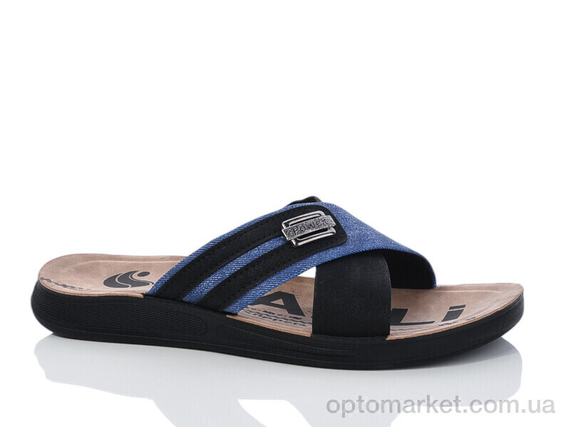 Купить Шльопанці чоловічі 51-26 чорний Mahli чорний, фото 1