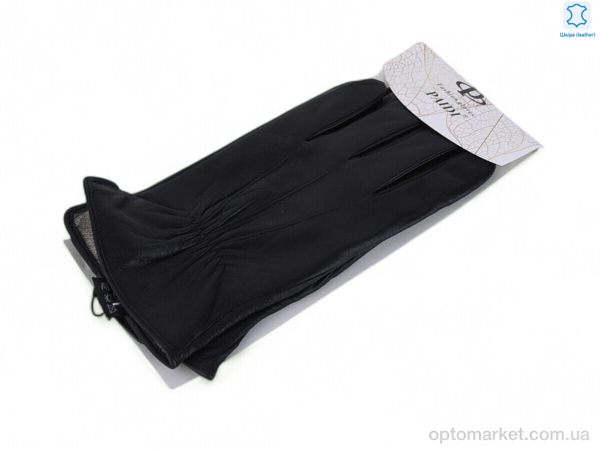 Купить Рукавички чоловічі 51-4 black Paidi чорний, фото 1