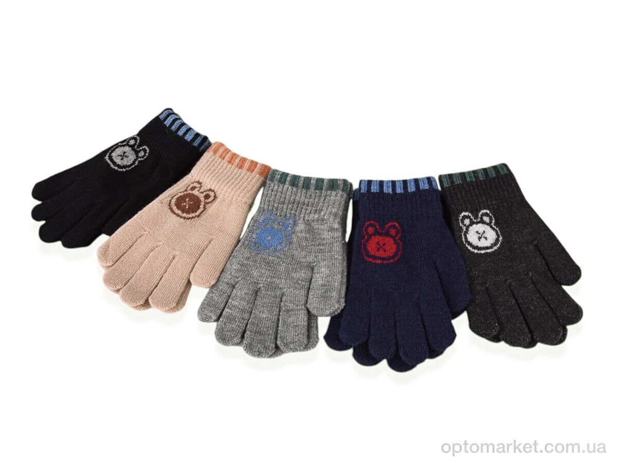 Купить Рукавиці дитячі 5103 (хутро) mix Anjela мікс, фото 1