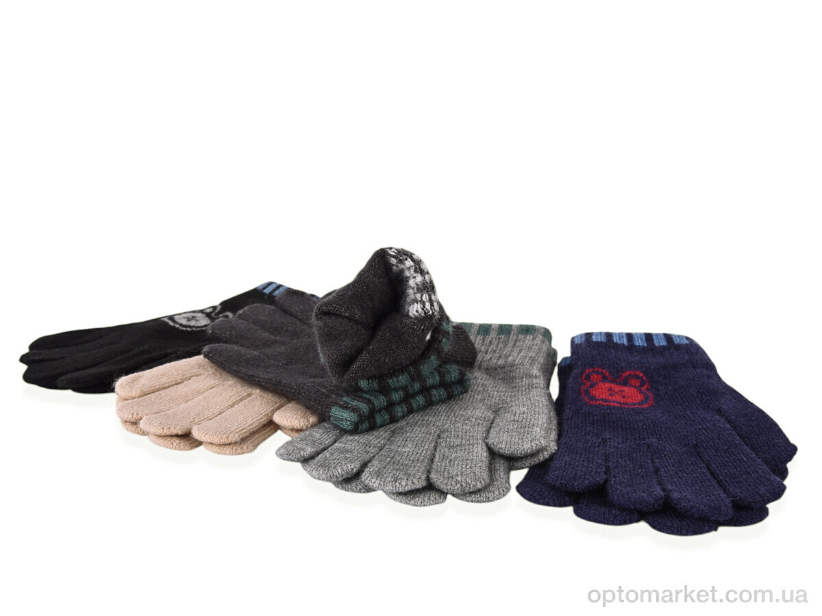 Купить Рукавиці дитячі 5103 (хутро) mix Anjela мікс, фото 2