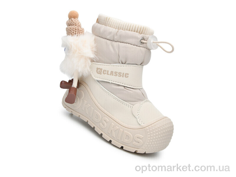 Купить Дутики дитячі 51158H Флип бежевий, фото 1